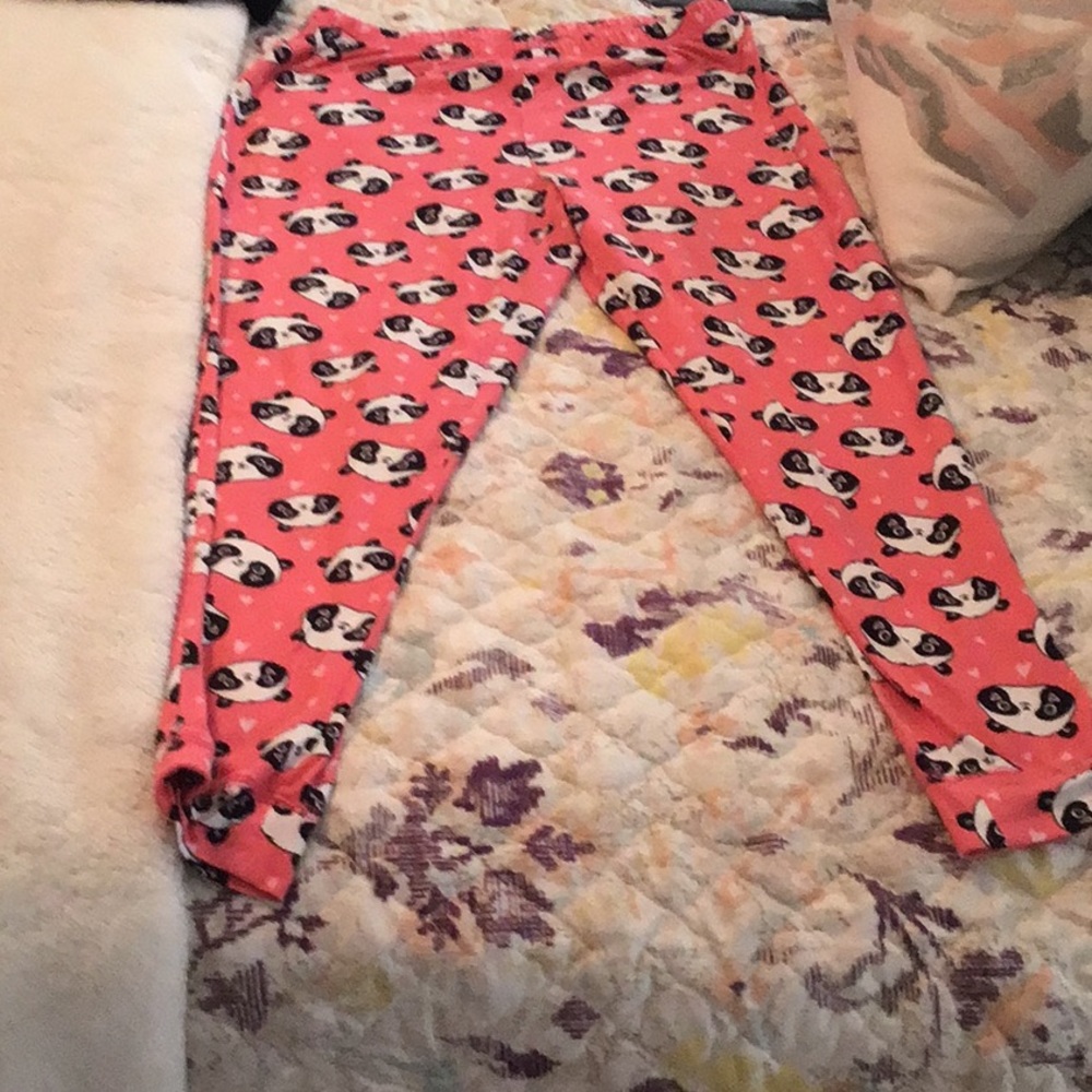 Secret Treasures pajama bottom size 4/6 🐼 pandas cute lounging pants pin